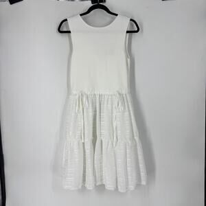 TED BAKER Skylir Mini Dress‎ In Ivory